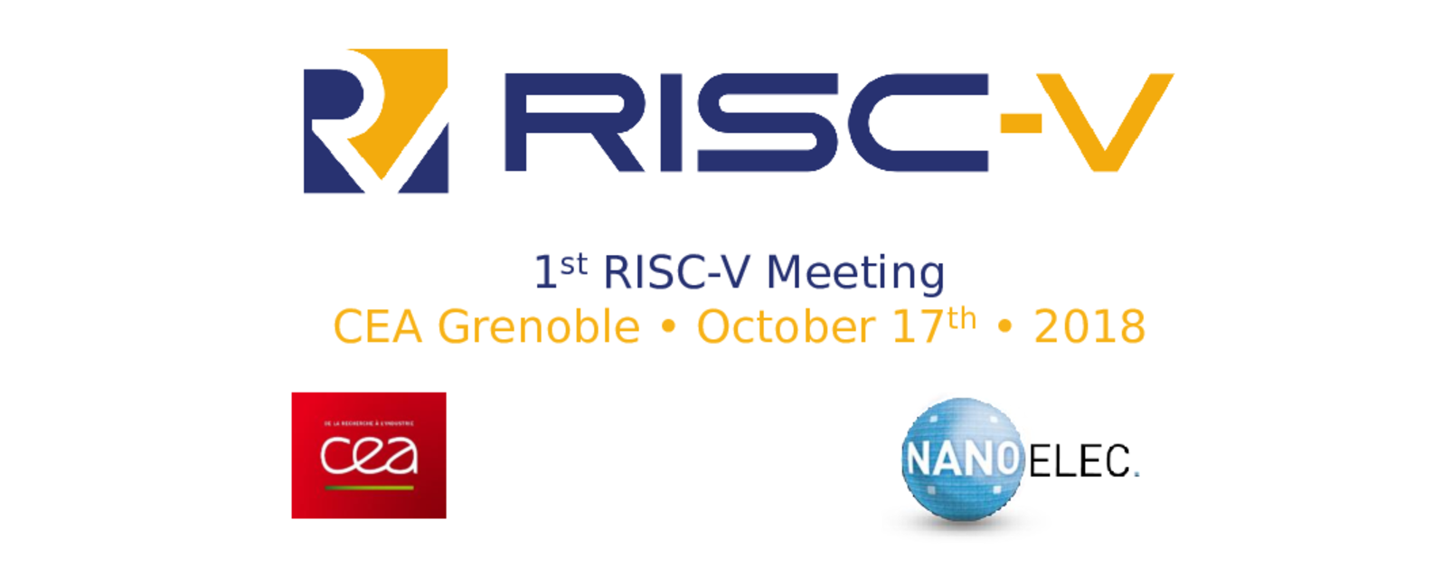 RISC-V Meetings Banner